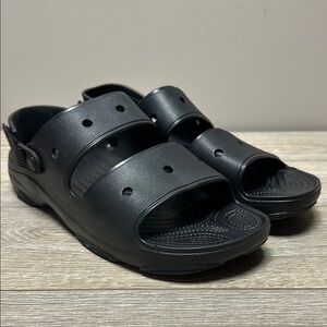 CROCS Classic All-Terrain Outdoor Black Sandals Mens Size 15